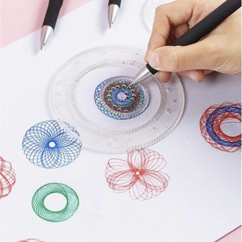 Zestaw do rysowania - spirograf Maaleo 24346 Zestaw do rysowania - spirograf Maaleo 24346