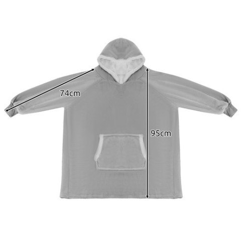 Bluza XXL - koc szary Ruhhy 24402 Bluza XXL - koc szary Ruhhy 24402