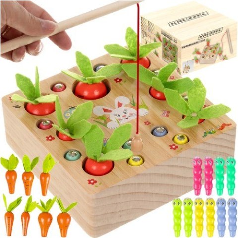 Gra drewniana - 2w1 Kruzzel 24745 Gra drewniana - 2w1 Kruzzel 24745