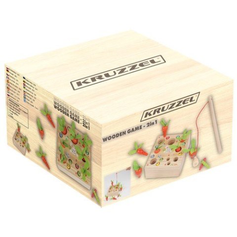 Gra drewniana - 2w1 Kruzzel 24745 Gra drewniana - 2w1 Kruzzel 24745