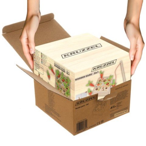 Gra drewniana - 2w1 Kruzzel 24745 Gra drewniana - 2w1 Kruzzel 24745