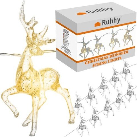 Lampki świąteczne- renifery Ruhhy 24955 Lampki świąteczne- renifery Ruhhy 24955