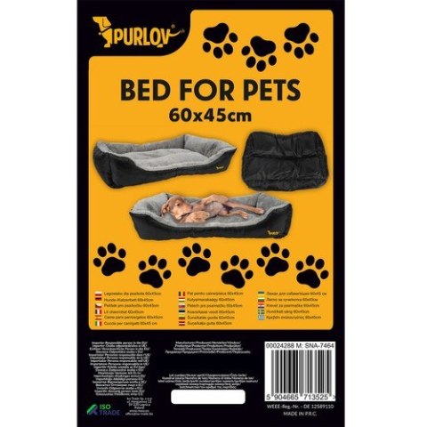 Legowisko dla psa/kota 60x45cm Purlov 24288 Legowisko dla psa/kota 60x45cm Purlov 24288