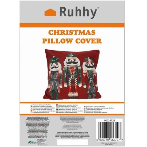 Poszewka dekoracyjna 40x40cm Ruhhy 24728 Poszewka dekoracyjna 40x40cm Ruhhy 24728