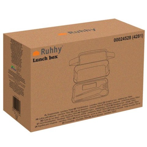 Śniadaniówka - lunchbox 750ml Ruhhy 24528 Śniadaniówka - lunchbox 750ml Ruhhy 24528