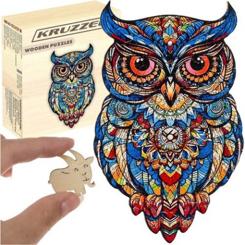 Układanka drewniana- puzzle Kruzzel 24551 Układanka drewniana- puzzle Kruzzel 24551