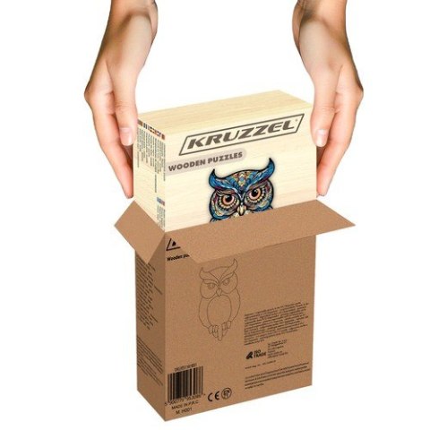 Układanka drewniana- puzzle Kruzzel 24551 Układanka drewniana- puzzle Kruzzel 24551