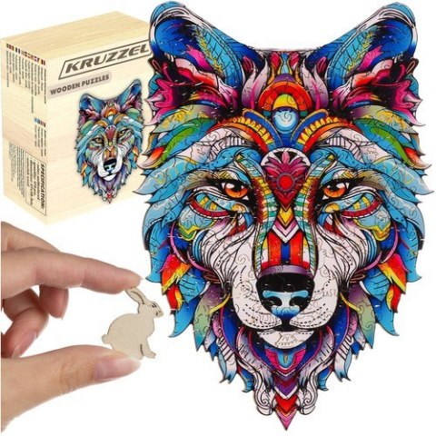 Układanka drewniana- puzzle Kruzzel 24552 Układanka drewniana- puzzle Kruzzel 24552