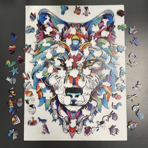Układanka drewniana- puzzle Kruzzel 24552 Układanka drewniana- puzzle Kruzzel 24552