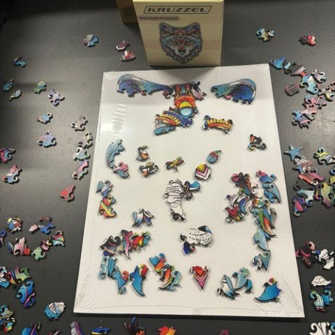 Układanka drewniana- puzzle Kruzzel 24552 Układanka drewniana- puzzle Kruzzel 24552
