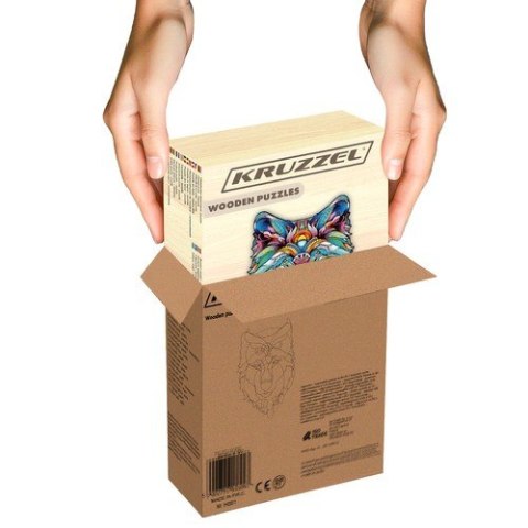 Układanka drewniana- puzzle Kruzzel 24552 Układanka drewniana- puzzle Kruzzel 24552