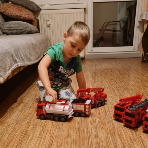 Zestaw samochodów - straż pożarna Kruzzel 24631 Zestaw samochodów - straż pożarna Kruzzel 24631