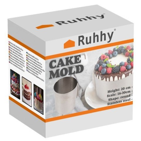 Forma do ciast/ rant cukierniczy 15 cm Ruhhy 24618 Forma do ciast/ rant cukierniczy 15 cm Ruhhy 24618