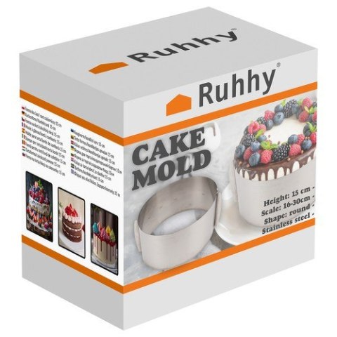 Forma do ciast/ rant cukierniczy 20cm Ruhhy 24619 Forma do ciast/ rant cukierniczy 20cm Ruhhy 24619