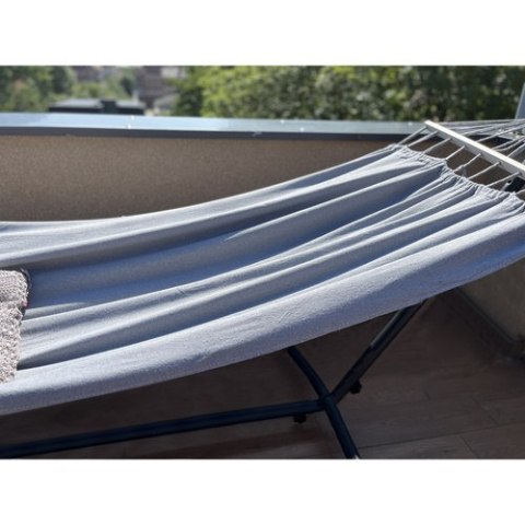 Hamak ogrodowy 200x150cm Gardlov ze stelażem 25466 Hamak ogrodowy 200x150cm Gardlov ze stelażem 25466