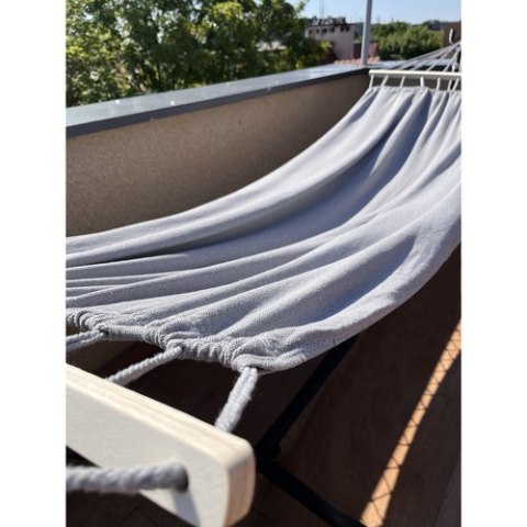 Hamak ogrodowy 200x150cm Gardlov ze stelażem 25466 Hamak ogrodowy 200x150cm Gardlov ze stelażem 25466