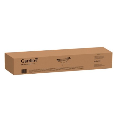 Hamak ogrodowy 200x150cm Gardlov ze stelażem 25466 Hamak ogrodowy 200x150cm Gardlov ze stelażem 25466