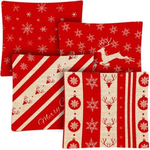 Poszewka dekoracyjna 45x45cm - zestaw 4 szt. Ruhhy Poszewka dekoracyjna 45x45cm - zestaw 4 szt. Ruhhy