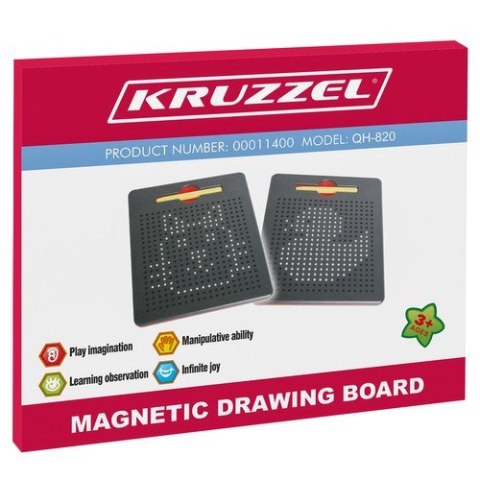 Tablica + kulki magnetyczne + rysik z magnesem Tablica + kulki magnetyczne + rysik z magnesem