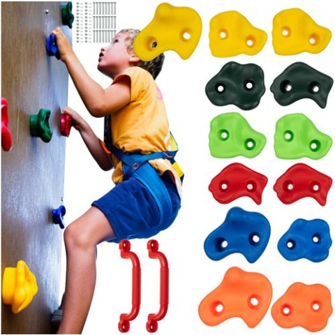 Uchwyty do wspinaczki 15 sztuk Kruzzel 25396 Uchwyty do wspinaczki 15 sztuk Kruzzel 25396