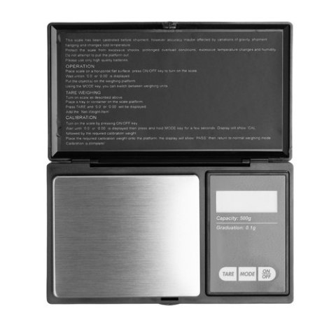 Waga kieszonkowa 500 x 0,1g z klapką 23573 Waga kieszonkowa 500 x 0,1g z klapką 23573