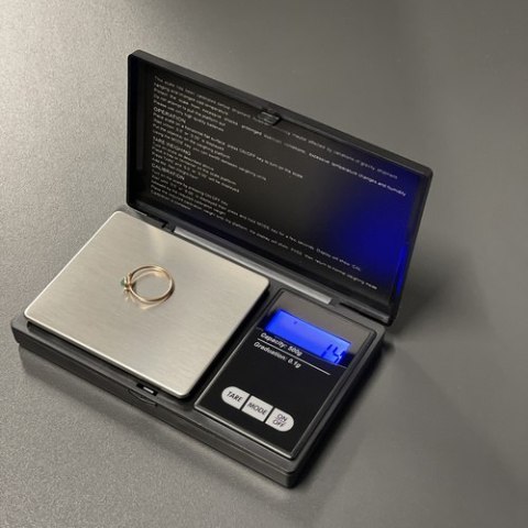 Waga kieszonkowa 500 x 0,1g z klapką 23573 Waga kieszonkowa 500 x 0,1g z klapką 23573