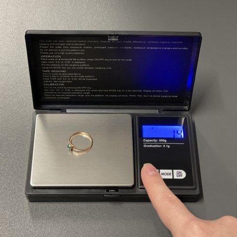 Waga kieszonkowa 500 x 0,1g z klapką 23573 Waga kieszonkowa 500 x 0,1g z klapką 23573
