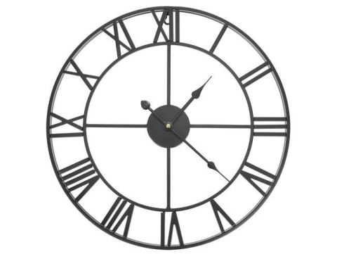 Zegar ścienny retro - czarny Zegar ścienny retro - czarny