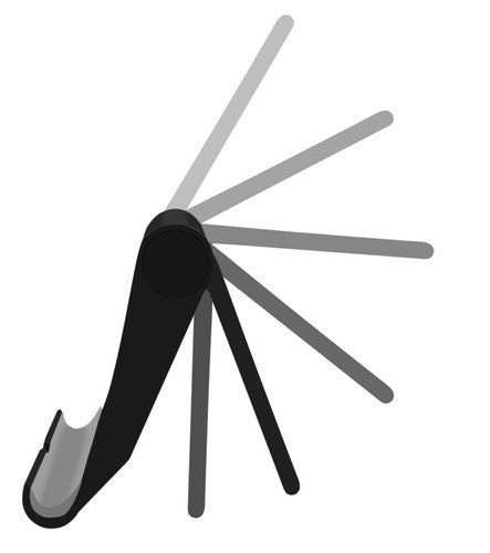 Uchwyt - podstawka na telefon czarna Uchwyt - podstawka na telefon czarna