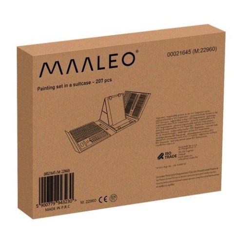 Zestaw do malowania w walizce- 208szt Maaleo 21645 Zestaw do malowania w walizce- 208szt Maaleo 21645