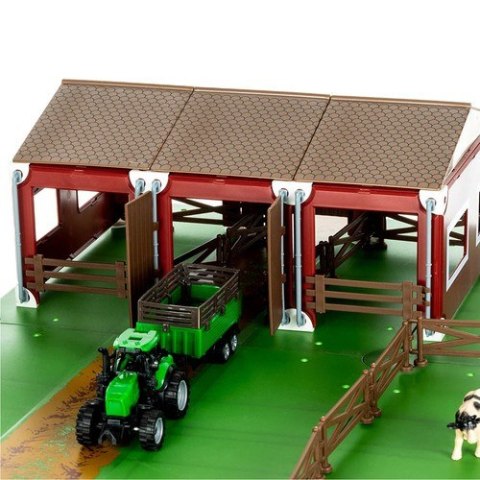 Farma ze zwierzętami + 2 autka rolnicze 22404 Farma ze zwierzętami + 2 autka rolnicze 22404