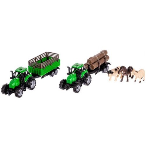 Farma ze zwierzętami + 2 autka rolnicze 22404 Farma ze zwierzętami + 2 autka rolnicze 22404