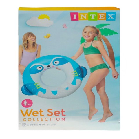 INTEX 59266 Kółko do pływania koło dmuchane ponton plażowy leniwiec max 40kg 76 cm INTEX 59266 Kółko do pływania koło dmuchane ponton plażowy leniwiec max 40kg 76 cm