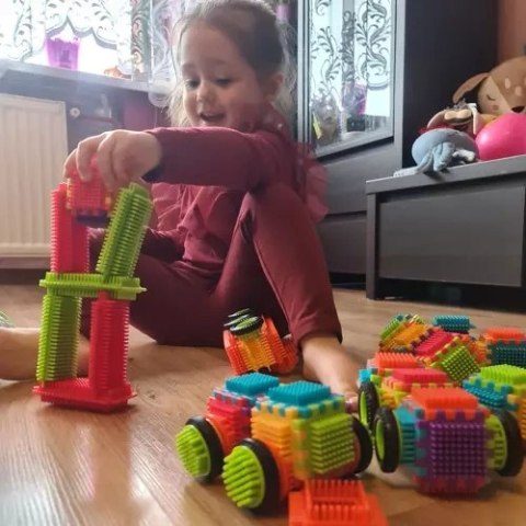 Klocki konstrukcyjne- jeżyki 192szt. Kruzzel 20376 Klocki konstrukcyjne- jeżyki 192szt. Kruzzel 20376