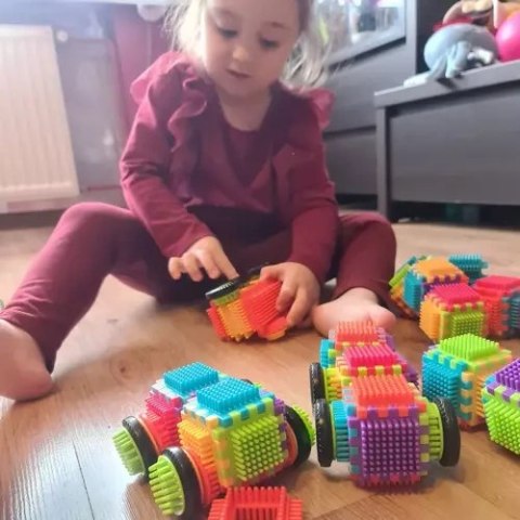 Klocki konstrukcyjne- jeżyki 192szt. Kruzzel 20376 Klocki konstrukcyjne- jeżyki 192szt. Kruzzel 20376