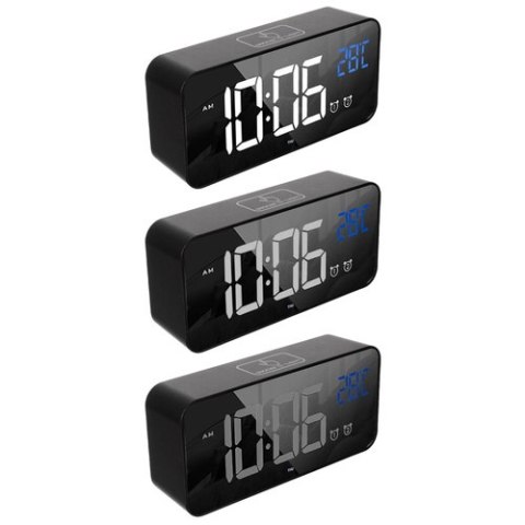 Budzik- zegar LED Izoxis 24736 Budzik- zegar LED Izoxis 24736