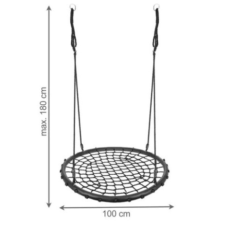 Huśtawka bocianie gniazdo 100cm HB23513 Huśtawka bocianie gniazdo 100cm HB23513