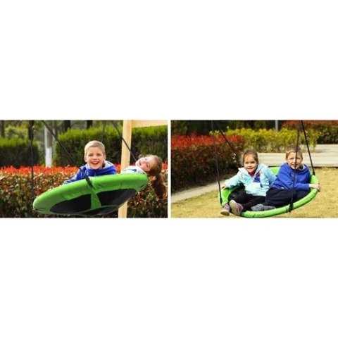Huśtawka bocianie gniazdo 100cm ziel-czar 23514 Huśtawka bocianie gniazdo 100cm ziel-czar 23514