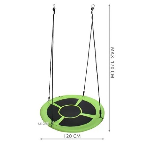 Huśtawka bocianie gniazdo 120cm zie-czar 23515 Huśtawka bocianie gniazdo 120cm zie-czar 23515
