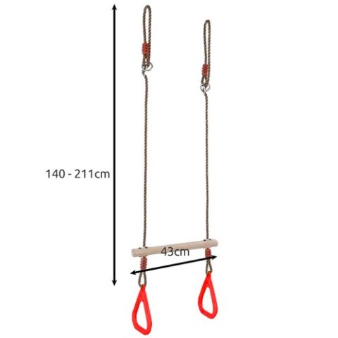 Huśtawka - trapez Kruzzel 25383 Huśtawka - trapez Kruzzel 25383