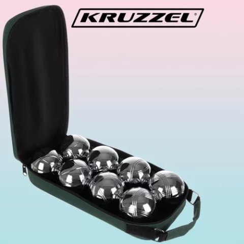 Kule boule 8 kul + pokrowiec KRUZZEL 22915 Kule boule 8 kul + pokrowiec KRUZZEL 22915