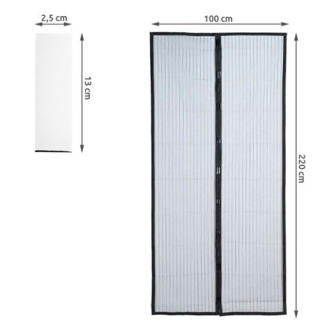 Moskitiera do drzwi uniwersalna 80/90/100 x 210/22 Moskitiera do drzwi uniwersalna 80/90/100 x 210/22