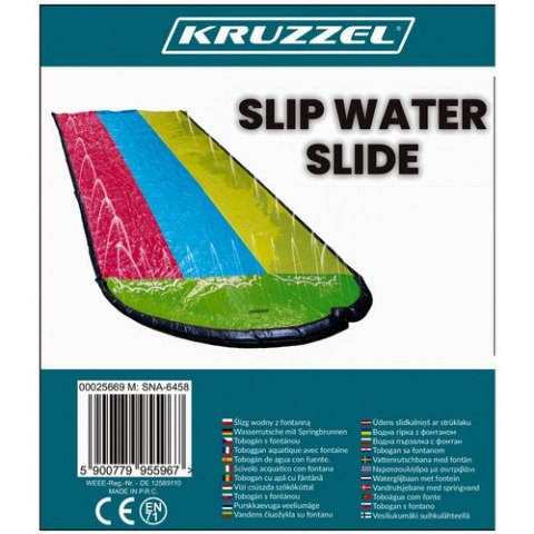 Ślizg wodny z fontanną Kruzzel 25669 Ślizg wodny z fontanną Kruzzel 25669