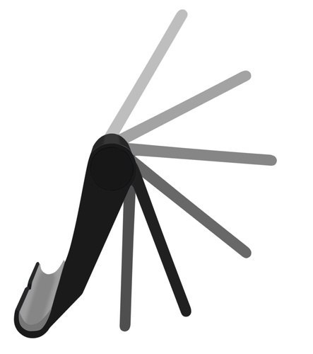 Uchwyt - podstawka na telefon czarna Uchwyt - podstawka na telefon czarna