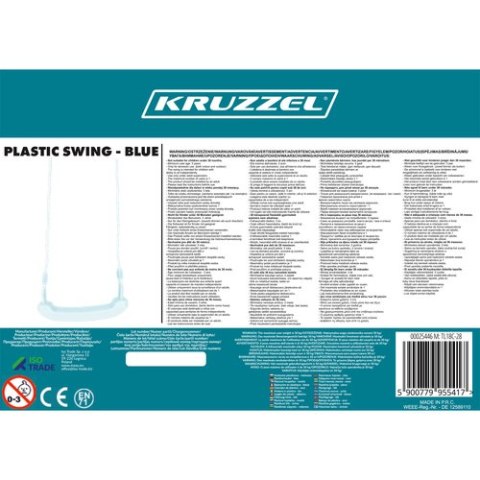 Huśtawka plastikowa - niebieska 25446 Huśtawka plastikowa - niebieska 25446