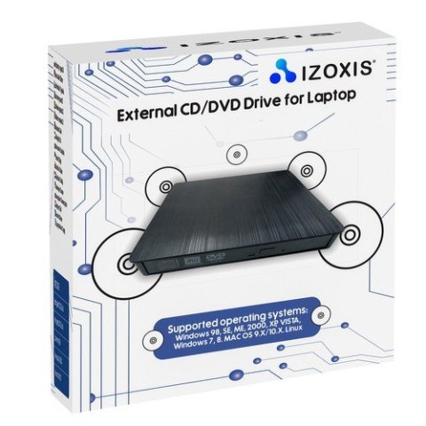 Napęd zewnętrzny + nagrywarka CD Izoxis 24351 Napęd zewnętrzny + nagrywarka CD Izoxis 24351