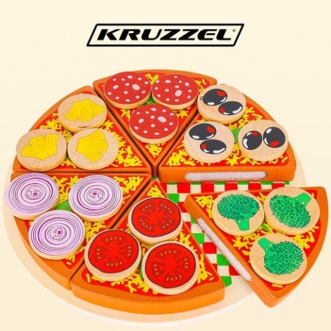 Pizza drewniana - zestaw 22471 Pizza drewniana - zestaw 22471