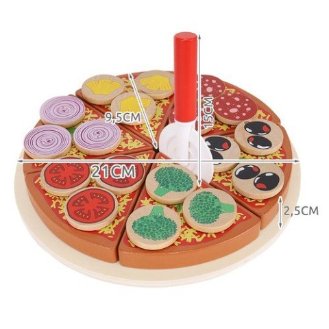 Pizza drewniana - zestaw 22471 Pizza drewniana - zestaw 22471