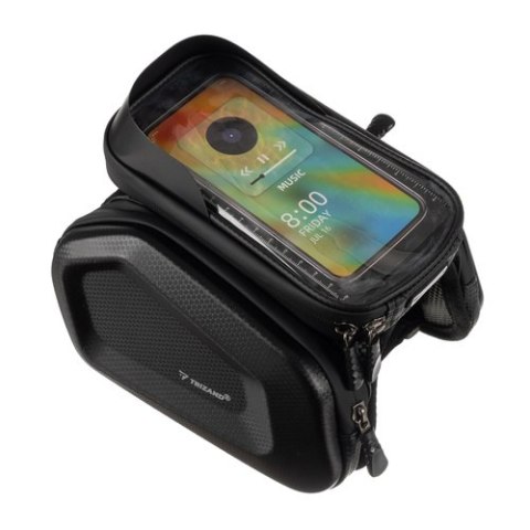 Sakwa rowerowa z etui na telefon Trizand 25378 Sakwa rowerowa z etui na telefon Trizand 25378