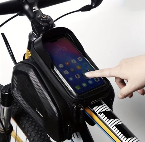 Sakwa rowerowa z etui na telefon Trizand 25378 Sakwa rowerowa z etui na telefon Trizand 25378